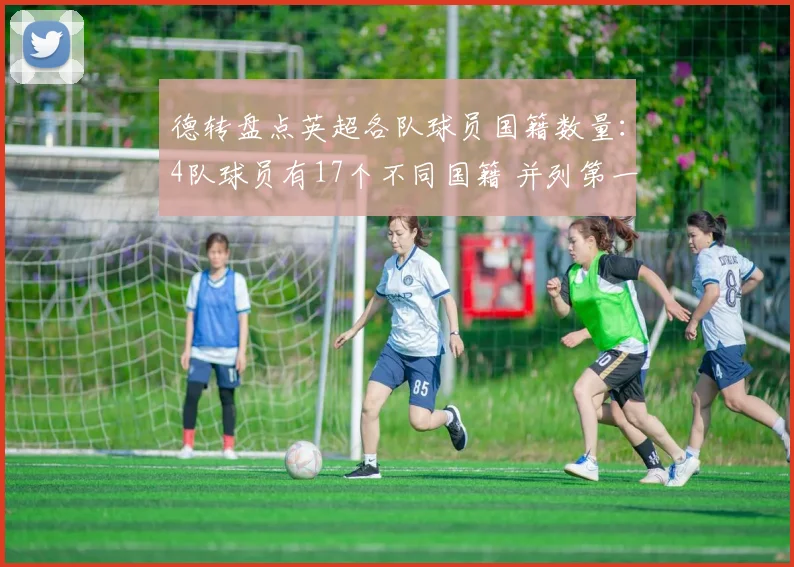 德转盘点英超各队球员国籍数量：4队球员有17个不同国籍 并列第一
